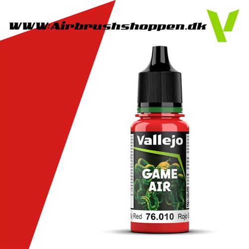 76.010 - Bloody Red 18 ml - Game Air, Vallejo